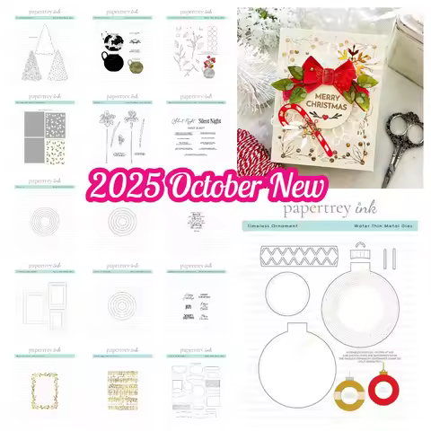 Merry Christmas October Reflections: John 16 Mini This Is Big Sentiments: Silent Night Dies Stamps S