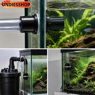 UNDIESSHOP 5 Pcs Set Aquarium Water Pipe Joint, PVC Polished  Straight Tube Connector, Hexagonal Str