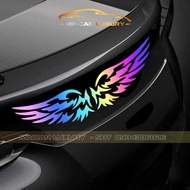 Colorful Reflective Laser Sticker For Windshield, Car Mirror, Motorcycle Decoration Stickers, Stylish Helmets