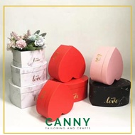 Gift Box Florist Box Floral Box Love Shape / Kotak Surprise Bentuk Love