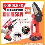 Mini Chainsaw Mesin Potong Kayu Chainsaw Battery Cordless Gergaji Elektrik Chainsaw Rechargeable Bat