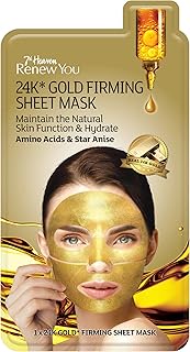 7th Heaven Renew You 24K Gold Firming Sheet Mask