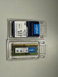CRUCIAL 16GB (8+8) SODIMM laptop ram (DDR4 3200)