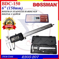 R205-207 (150mm) BOSSMAN STAINLESS HARDENED DIGITAL CALIPER BDC-150