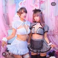 Clearstone Malymoon 黑色 格子兔女郎女僕裝 Cosplay 服裝 cos