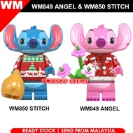 WM849 ANGEL & WM850 STITCH DISNEY MINIFIGURE