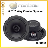 Rainbow Audio 2 Way 6.5" Coaxial Car Speaker 100 Watts Spk Speaker EL-X165A