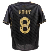 Jersey Ricardo Kaka 8 เรอัลมาดริด 2011 2012 Kaka 8 Jersey Autograph 11/12 Kaka Real Madrid Jersey Re