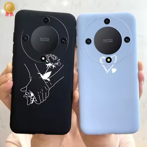 Original Case For Honor Magic5 Lite 5G TPU Phone Case Soft Silicone Back Cover For Honor Magic 5 Lit