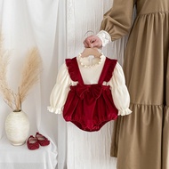 Baby Baby's Hundred Day Clothes Baby's Hundred Days Onesie Spring Autumn Baby Girl Clothes Newborn F