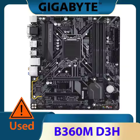 GIGABYTE B360M D3H (LGA1151/Intel/B360/Micro ATX/USB 3.1 Gen 2 (USB3.1) /Motherboard