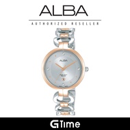 [Official Warranty] Alba AH7AV8X AH7AV8X1 Women's Fashion Gery Dial Stainless Steel Strap Watch