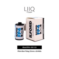 Ilford FP4+ ISO 125 Film, B&W B&W, 135/35mm x 36 Type, Date Printed for Film Cameras - LIIQ Flash