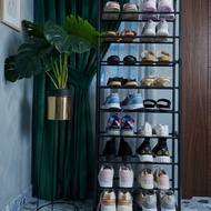 Multifunctional Hijab Rack Shoe Rack/ Multipurpose Hanging Rack 10 Tiers Size 51 x 24 x 140 Cm