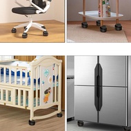 [whfashionsw] Rubber Caster Cup, Prevents Scratches, Bed Stopper, Bed Sofa Chair Leg Wheel Stopper, 
