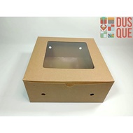 KRAFT BOX / BROWN BOX / KRAFT BOX / BOX 22x22x10CM / BOX 22 X 22 X 10 (10 PCS)