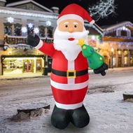 Outdoor 8FT Christmas Tree with Light Inflatable Garden Inflatable Claus Luminous Claus P5JP