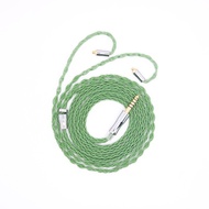XINHS 25 8 Cores 5N OCC Green Gray Candy Cable 3.5/2.5/4.4mm PLUG with MMCX/0.78mm/ QDC/TFZ for CIEM