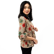 Dijual Blouse Batik Wanita - Atasan Batik - Blouse Batik - Lengan