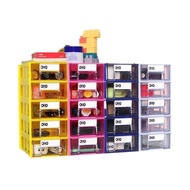 Stationery Storage Transparent Storage Desktop Separator Mini Storage Cabinet Drawer Sundries Box Of