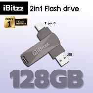 (ประกัน 1 ปี) iBitzz 2in1 Flash dive Type-C & USB 3.2 แฟลชไดร์ฟ 1TB แฟลชไดร์ฟ iP15 16/  Pro Air4 5 6