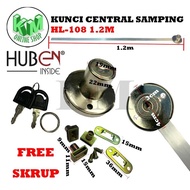 Top Drawer Lock Central Side Huben HL 188 drawer lock 60cm & 120cm