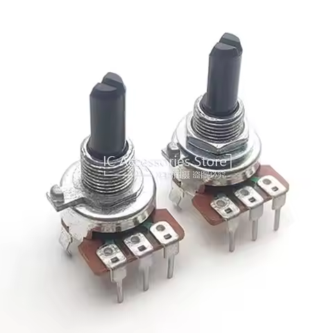 1PCS 161 Type B5K B10K B20K B50K B100K Single Vertical 3Pin B502 B103 B503 B104 Power Amplifier Volu
