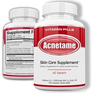 Acnetame Acne Pills- Vitamin Supplements for Acne Treatment- Natural Clear Skin from Hormonal Cystic