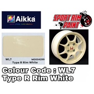 WL 7 Type R Rim White - Aikka Sport Rim Colour Series