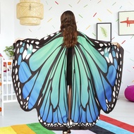 Phụ nữ cánh bướm Wings khăn choàng Butterfly Shawl Fairy Ladies Cape cho Halloween Dress Up Trang ph