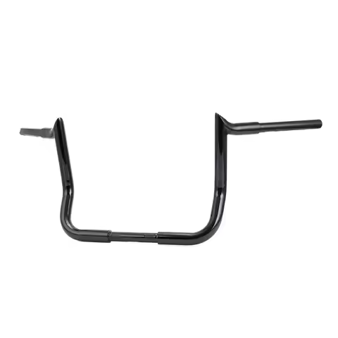 JOFRUNTN 12" Rise Meathook Ape Hangers Handlebar for Harley Electra Glide & Street Glide - Black