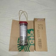 Starbucks. 星巴克 聖誕節限量版  紅蓋可愛小熊版  隨行杯