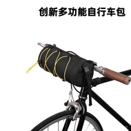 Hot🔥Bicycle Bike Mountain Bike Front Beam Bicycle Tube Tail Bag Waterproof Multi-Functional Cycling Bag Portable Front M