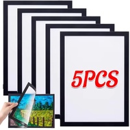 1/3/5Pcs Magnetic Picture Frame - Dustproof Poster Display Frames - A3/A4/A5/A6 - Wall Photocard Hol
