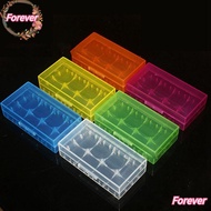 FOREVER Battery , 4 AA AA Anti-slip 18650 Battery Box,  Coloful Plastic Portable Battery Box 18350 B