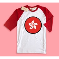 Hong Kong Flag Camo Raglan T-Shirt HK Flag