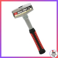 [From Japan]SK11 Fiber glass pattern stone head hammer stone head hammer rubber grip 1.5kg