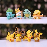 Pvc Lucu Sekali Miniatur Mobil Mainan Boneka Anime Jepang Pikachu