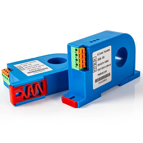 Hall Current Sensor 0-100A 0-200A 0-300A 0-400A to 4-20mA 0-10V 0-5V RS485 Relay Current Transducer 