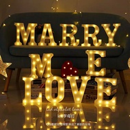 [222Cm] Letter Lamp 22cm MARQUEE ABJAD