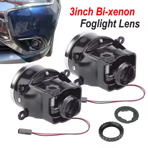 Car 12V Bi Xenon Fog Light Projector Lens Hi/Lo Beam for Ford Fiesta/MK2/MK3/Ranger for Honda City/J