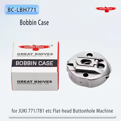 Golden Eagle BC-LBH771 Bobbin Case Bobbin Cover for JUKI 771/781 etc Flat-head Buttonhole Sewing Mac
