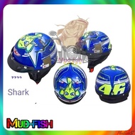 Topi MHR Half Cut Shark Helmet