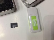 (全新) 8G microSD + 讀卡機 (無保固)