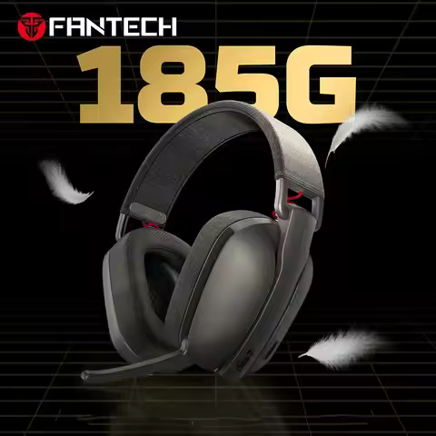 FANTECH Studio Pro v2 WHG03PV2 Wireless Headphones for PC PS5 40H Use Time 50mm Big Drive and Virtua