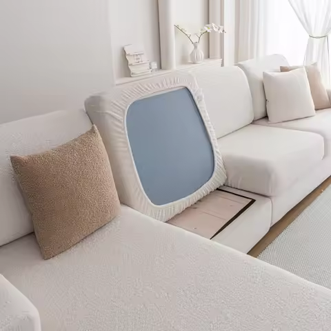 Luxury Sofa Cover 1/2/3/4 Seater Quilted Corner Protector Anti-Scratch Couch Covers for Pets Elastic