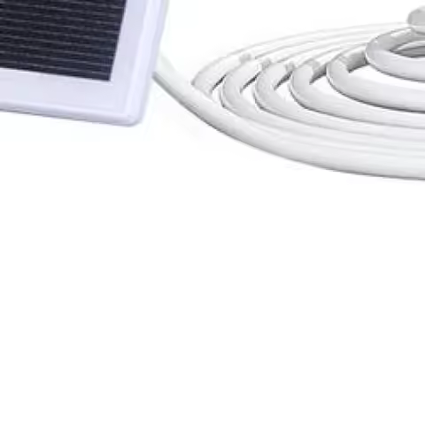 5V 10W Camera Solar Panel Charger IP65 Waterproof 9.8Ft/3M Cable 360°Adjustable Wall Mount for Arlo 
