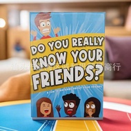 Board Game Do You Really Know Your Family Family Party Game Card