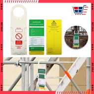 Safety Tag Scaffolding Inspection Security Card For Construction Safety Warning Accident Prevention