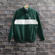 Sweater new balance hijau putih